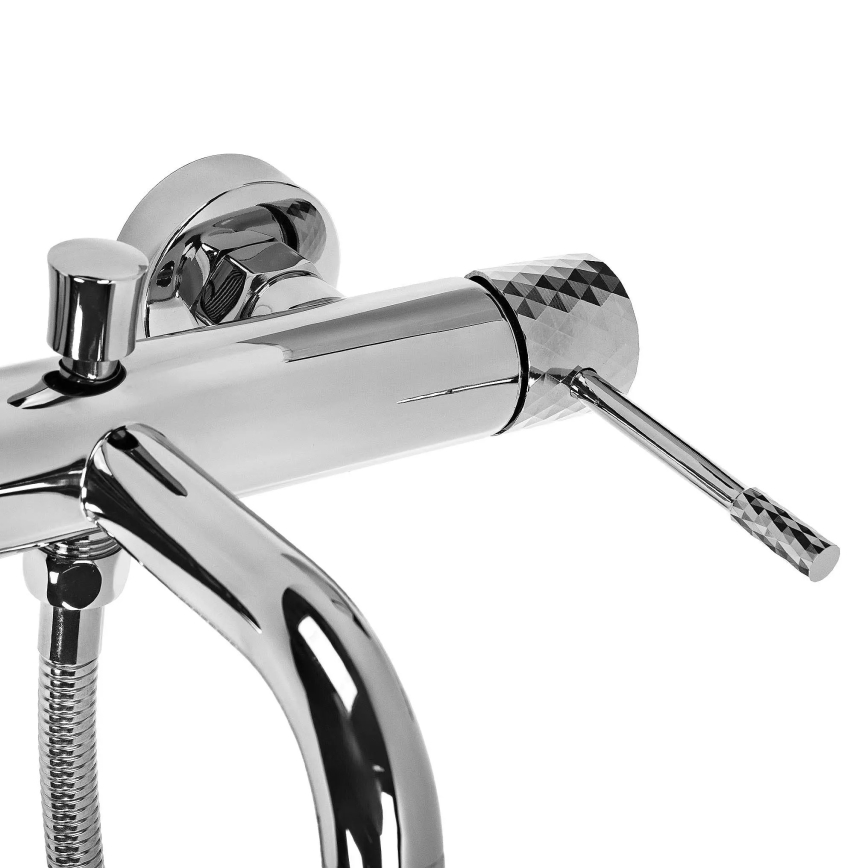 REA-B6447 - Ensemble pour baignoire LUNGO DIAMOND chrome brillant