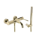 REA-B6448 - Ensemble pour baignoire LUNGO DIAMOND doré