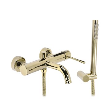 REA-B6448 - Ensemble pour baignoire LUNGO DIAMOND doré