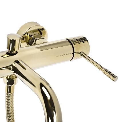 REA-B6448 - Ensemble pour baignoire LUNGO DIAMOND doré