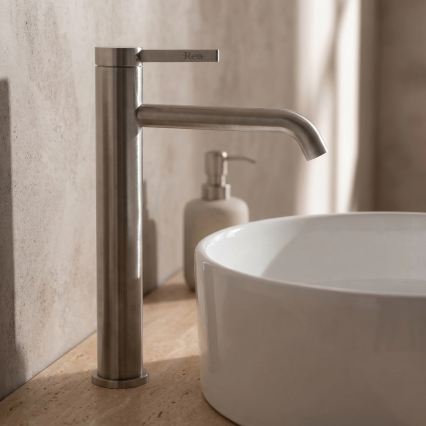 REA-B6538 - Mitigeur pour lavabo RIVO 28 cm nickel