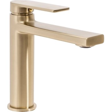 REA-B6555 - Mitigeur pour lavabo VERSO 16,5 cm doré brossé