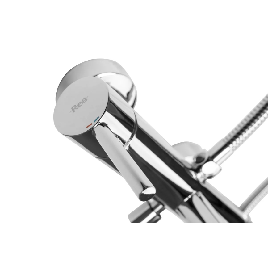 REA-B6641 - Ensemble pour baignoire LUNGO, chrome brillant