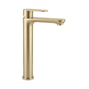 REA-B6671 - Mitigeur pour lavabo LOGAN 29,5 cm doré brossé