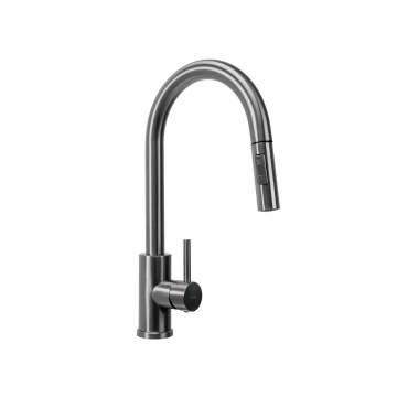 REA-B7437 - Mitigeur d'évier avec douchette extractible FRESH 45 cm titane