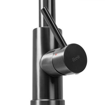 REA-B7437 - Mitigeur d'évier avec douchette extractible FRESH 45 cm titane