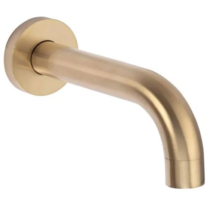 REA-B7503 - Ensemble pour baignoire avec mitigeur encastré LUNGO or brossé
