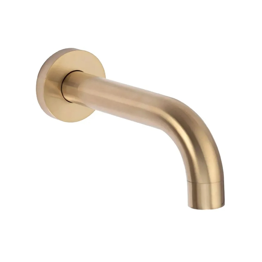 REA-B7503 - Ensemble pour baignoire avec mitigeur encastré LUNGO or brossé