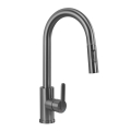 REA-B7574 - Mitigeur de cuisine ONTARIO 38 cm à douchette extractible, finition titane