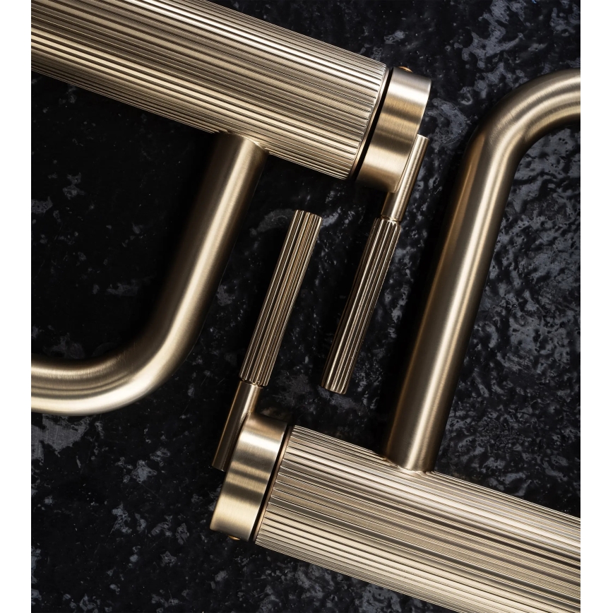 REA-B7802 - Mitigeur pour lavabo ARGON 29,5 cm, or brossé