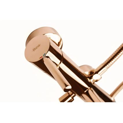 REA-B7987 - Ensemble de robinetterie pour baignoire LUNGO, cuivre brossé