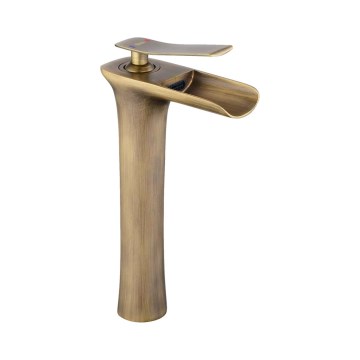 REA-B8120 - Mitigeur pour lavabo LAGUNA 30 cm, finition dorée brossée
