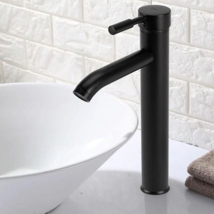 REA-B8665 - Mitigeur de lavabo GRAF 30,5 cm noir