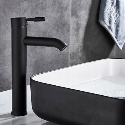 REA-B8665 - Mitigeur de lavabo GRAF 30,5 cm noir