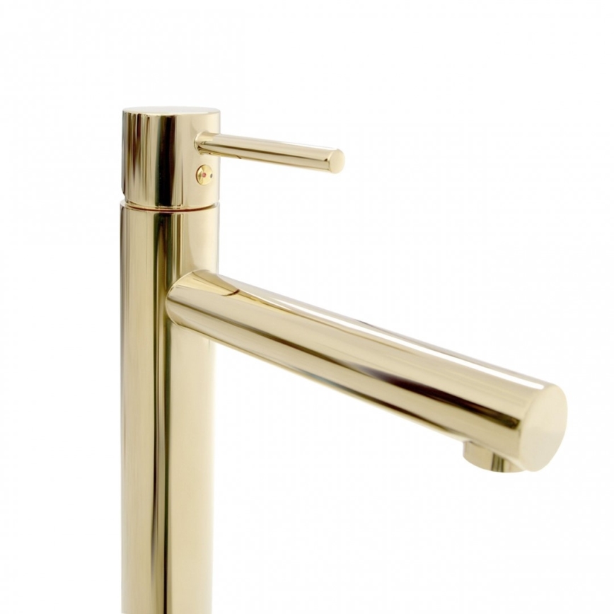 REA-B8803 - Mitigeur de lavabo TESS 31,5 cm doré