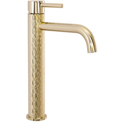 REA-B8821 - Mitigeur de lavabo LUNGO ART 28 cm doré