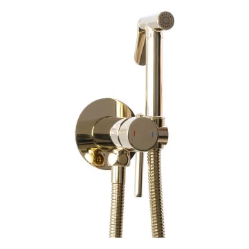 REA-B8979 - Mitigeur pour bidet avec douchette pour installation encastrée LUNGO doré