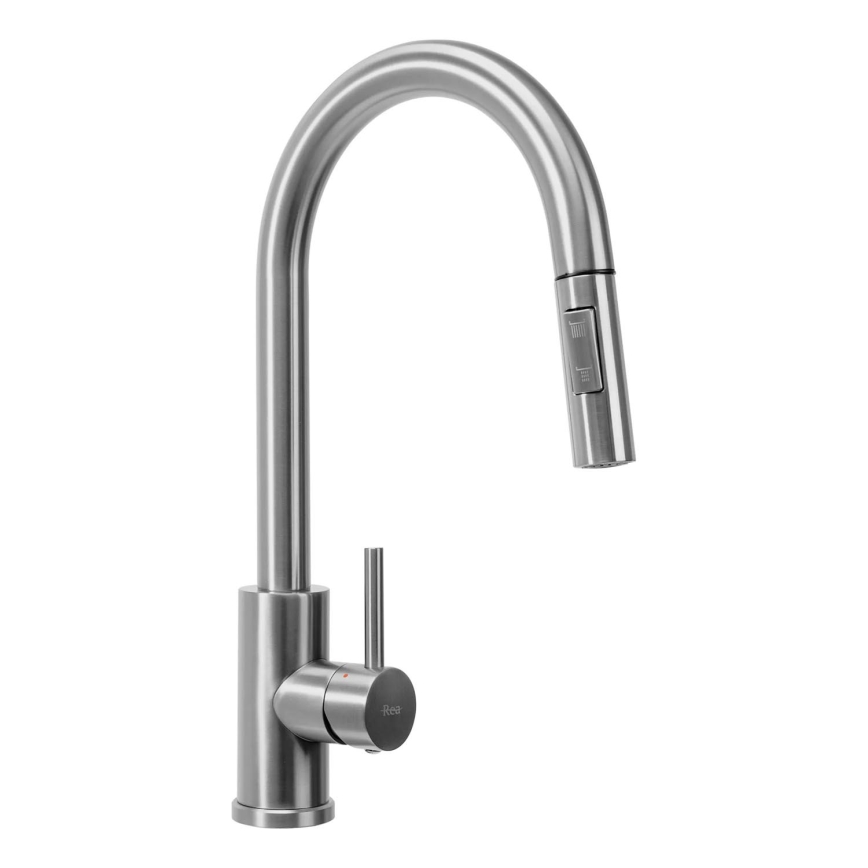 REA-B9146 - Mitigeur d'évier à douchette extractible FRESH 39,5 cm nickel