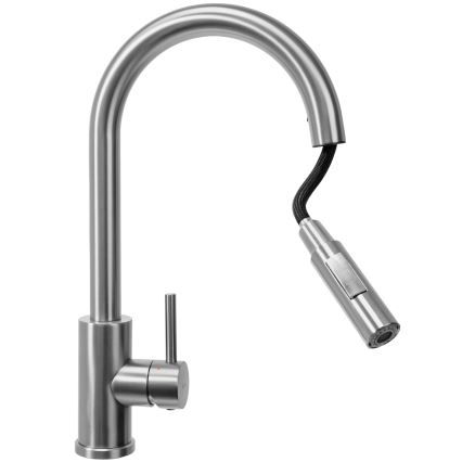 REA-B9146 - Mitigeur d'évier à douchette extractible FRESH 39,5 cm nickel