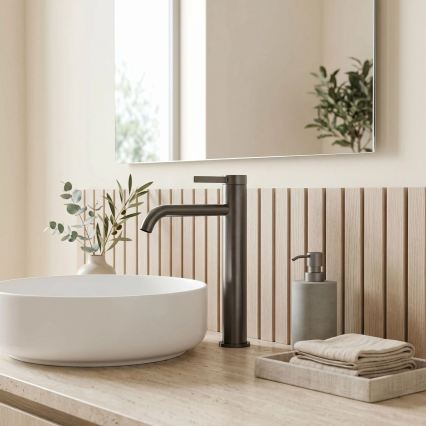 REA-B9322 - Mitigeur pour lavabo RIVO 28 cm finition titane