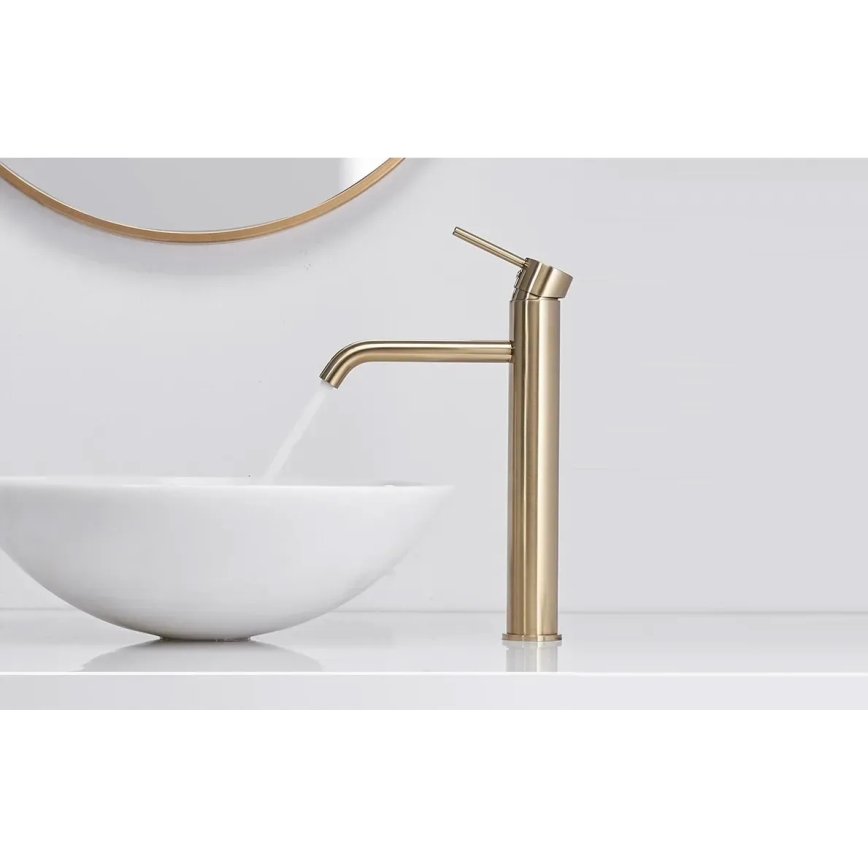 REA-B9409 - Mitigeur lavabo LUNGO 28 cm doré
