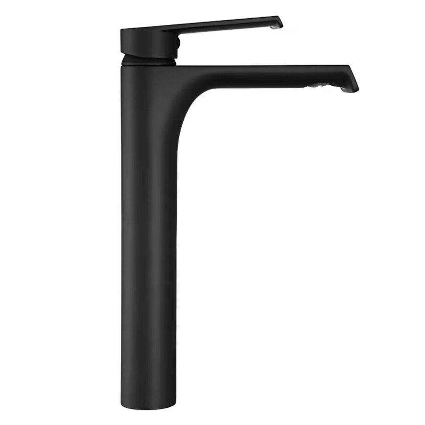 REA-B9966 - Mitigeur de lavabo HASS 28 cm noir mat