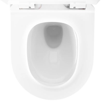 REA-C6390 - WC suspendu avec abattant CARTER TORNADO RIMLESS céramique/imitation pierre