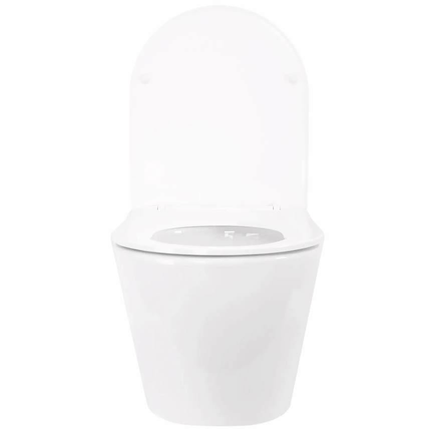 REA-C6800 - WC suspendu avec abattant TITO TORNADO sans bride céramique/blanc