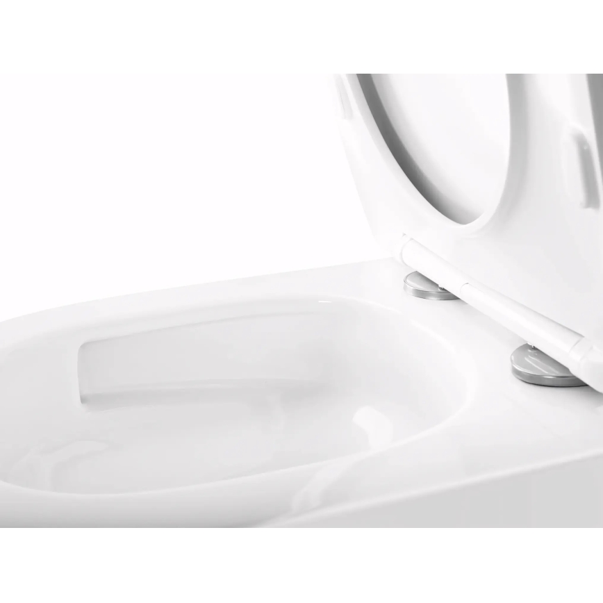 REA-C6800 - WC suspendu avec abattant TITO TORNADO sans bride céramique/blanc