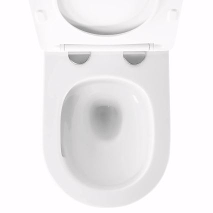 REA-C6800 - WC suspendu avec abattant TITO TORNADO sans bride céramique/blanc