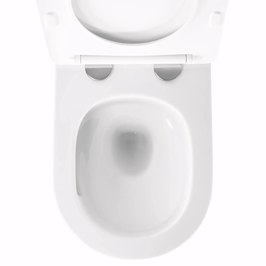 REA-C6800 - WC suspendu avec abattant TITO TORNADO sans bride céramique/blanc