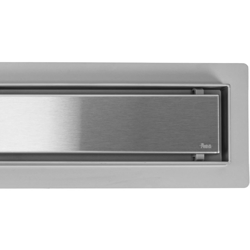 REA-G2503 - Caniveau d'évacuation NEOX 80 cm en acier inoxydable