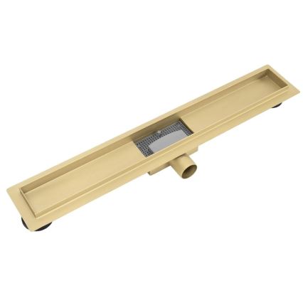 REA-G2562 - Caniveau d'évacuation NEOX 70 cm en acier inoxydable / doré