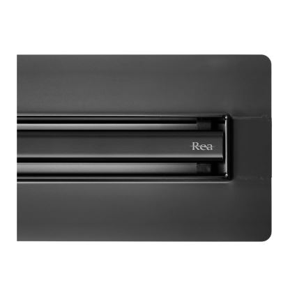 REA-G2710 - Caniveau d'évacuation NEOX SLIM 80 cm acier inoxydable/noir