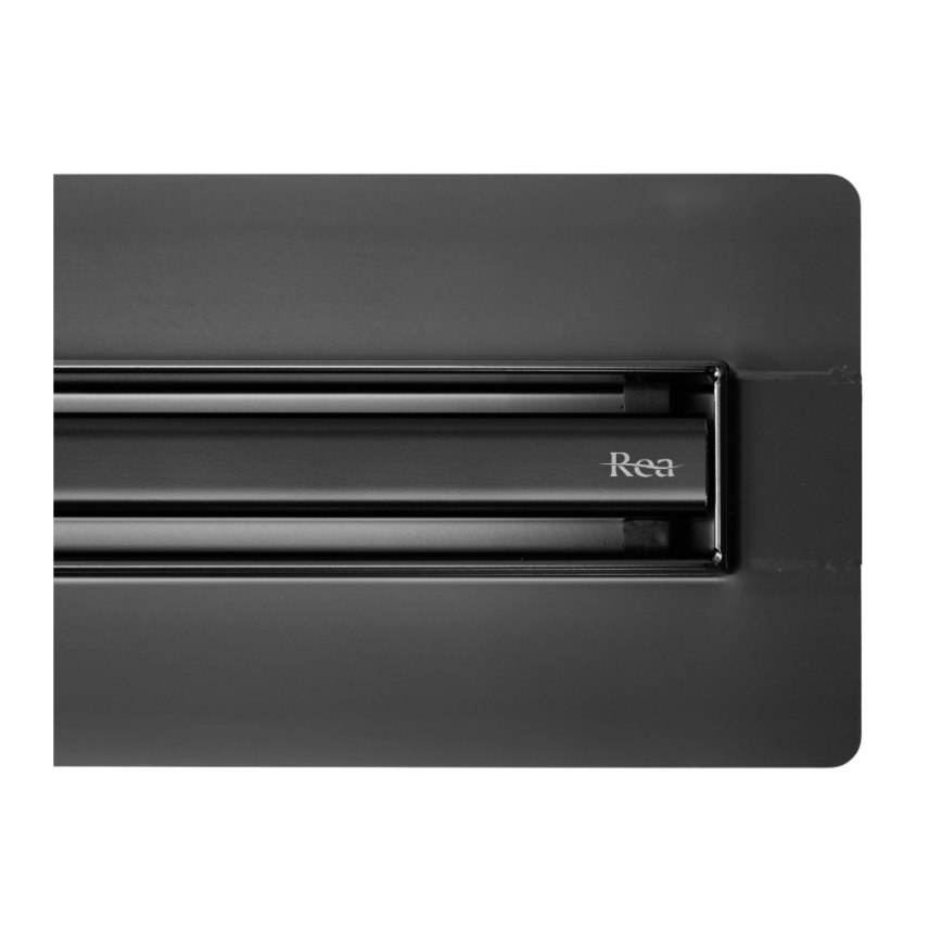 REA-G2710 - Caniveau d'évacuation NEOX SLIM 80 cm acier inoxydable/noir