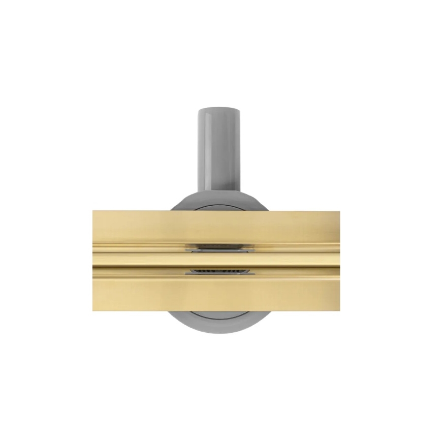 REA-G2714 - Caniveau d'évacuation NEOX SLIM 70 cm en acier inoxydable / finition dorée brossée