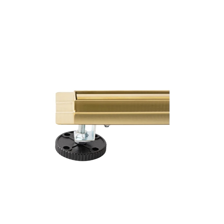 REA-G2714 - Caniveau d'évacuation NEOX SLIM 70 cm en acier inoxydable / finition dorée brossée