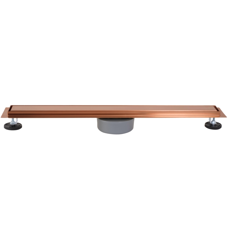 REA-G4800 - Caniveau d'évacuation NEOX PRO 60 cm, cuivre brossé