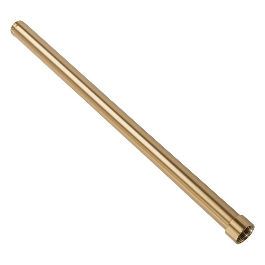 REA-K0891-Barre d'extension pour ensemble douche/baignoire 51,5 cm fini doré brossé