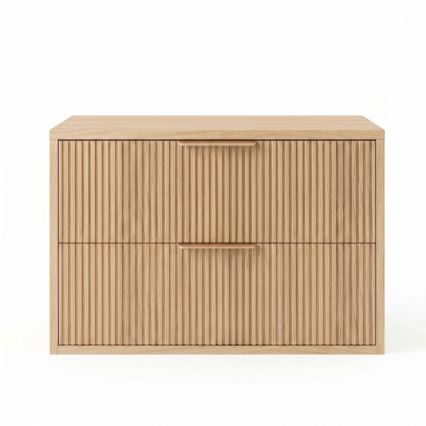 REA-M0408 - Meuble suspendu sous-vasque MONO 60 x 47 cm beige