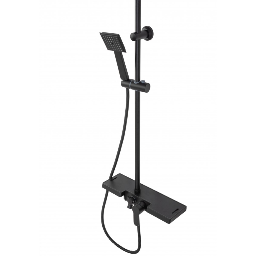 REA-P0636 - Ensemble de douche avec mitigeur BRAVO, finition noir mat
