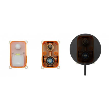 REA-P4100 - Ensemble de douche avec mitigeur encastré LUNGO noir