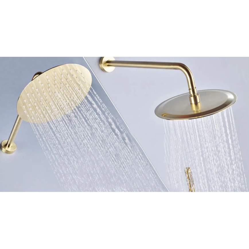 REA-P4110 - Ensemble de douche avec mitigeur encastré LUNGO doré