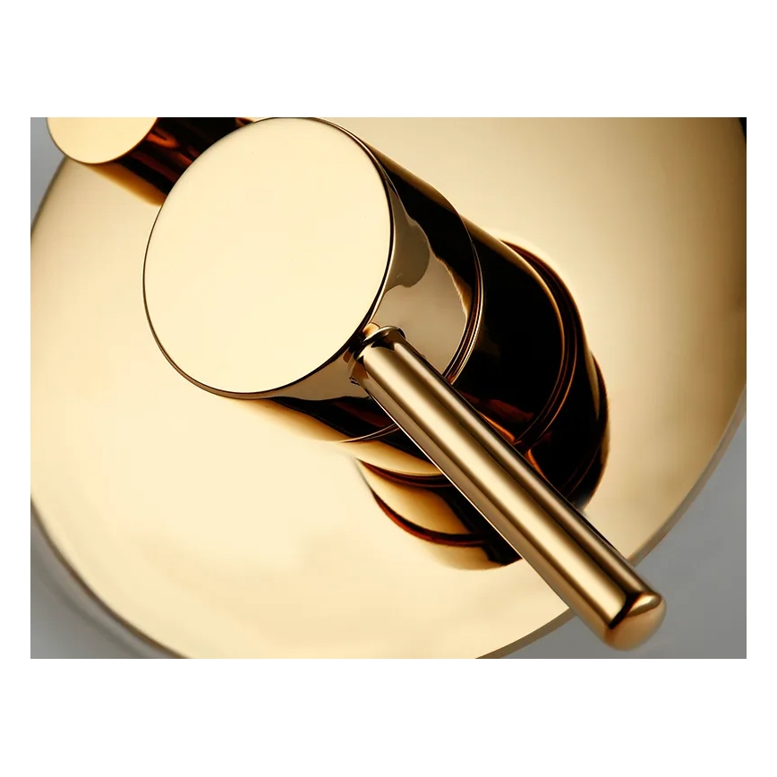 REA-P4110 - Ensemble de douche avec mitigeur encastré LUNGO doré