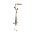 REA-P5004 - Ensemble de douche TOM avec mitigeur thermostatique, en or brossé