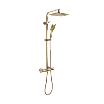 REA-P5004 - Ensemble de douche TOM avec mitigeur thermostatique, en or brossé