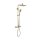 REA-P5004 - Ensemble de douche TOM avec mitigeur thermostatique, en or brossé
