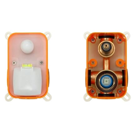 REA-P6609 - Ensemble de douche LUNGO avec mitigeur encastré, finition dorée brossée