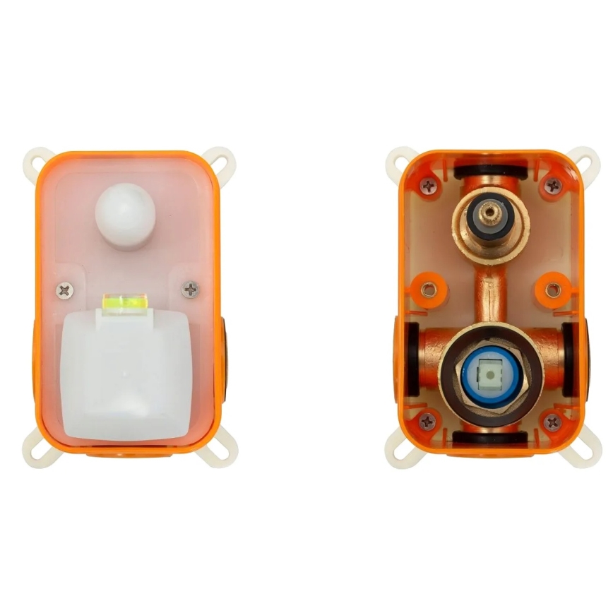 REA-P6609 - Ensemble de douche LUNGO avec mitigeur encastré, finition dorée brossée