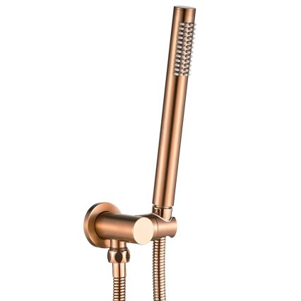REA-P8809 - Ensemble de douche LUNGO avec mitigeur encastré, finition cuivre brossé